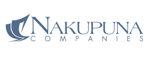 Nakupuna Companies logo with stylized sail icon — Native Hawaiian-owned business supported through leadership coaching for federal contracting and strategic growth.